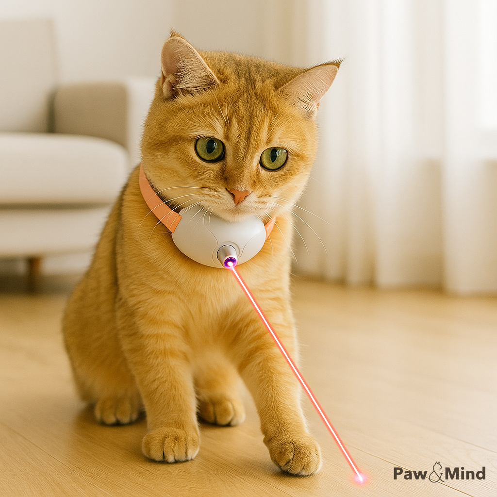 collier laser chat chien animaux pawandmind